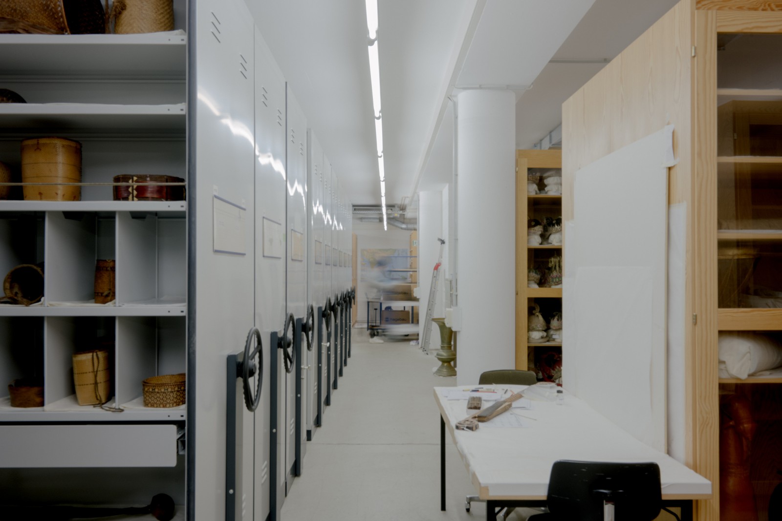 Depot Weltkulturen Museum. Foto: Peter Wolff