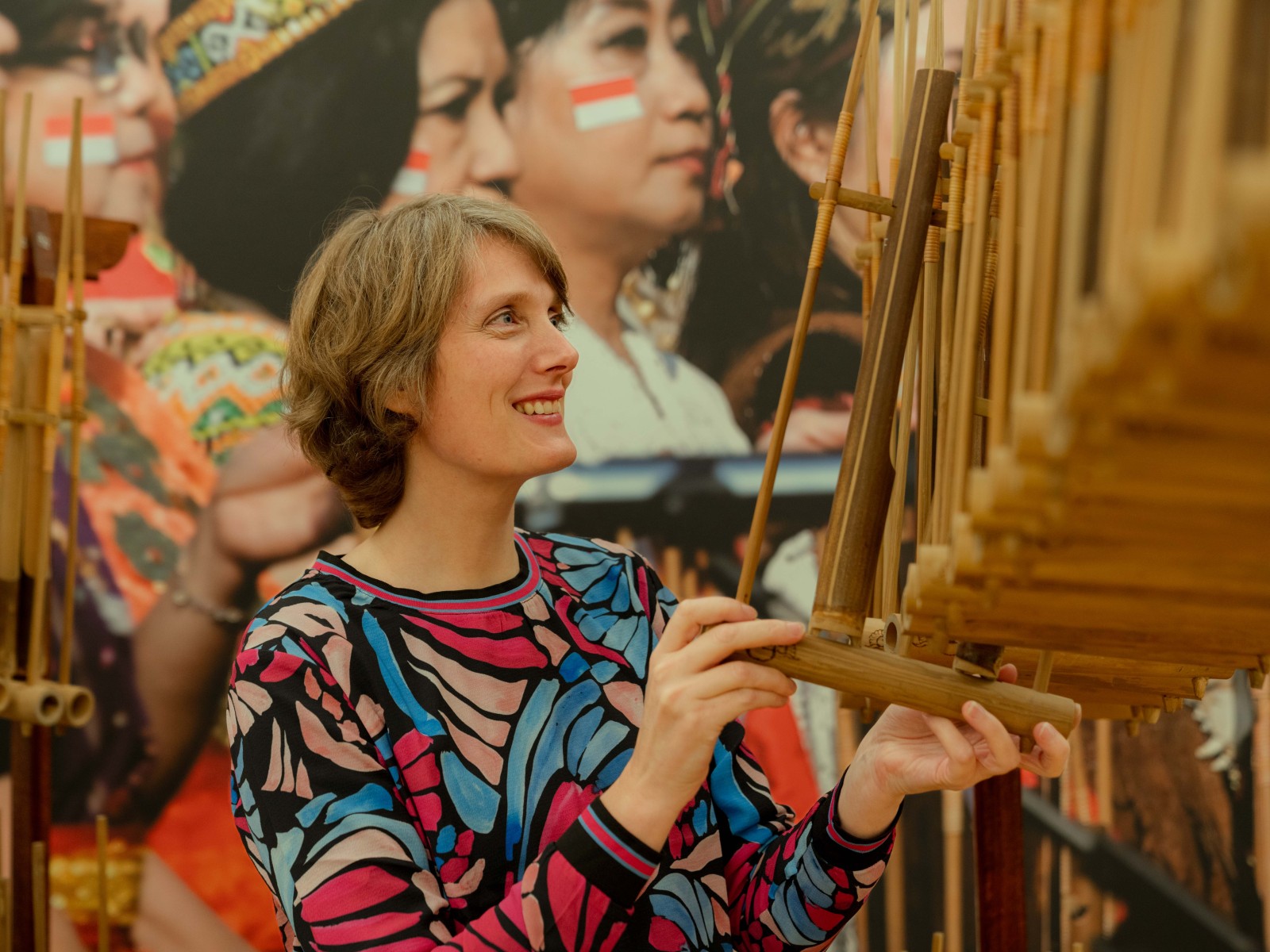 Angklung Workshop. Foto: Linda Deutsch