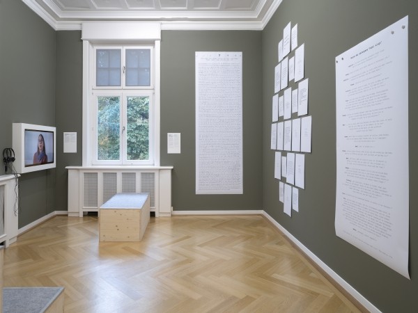 Ausstellungsansicht WELTENBEWEGEND. Foto: Wolfgang Günzel 2019