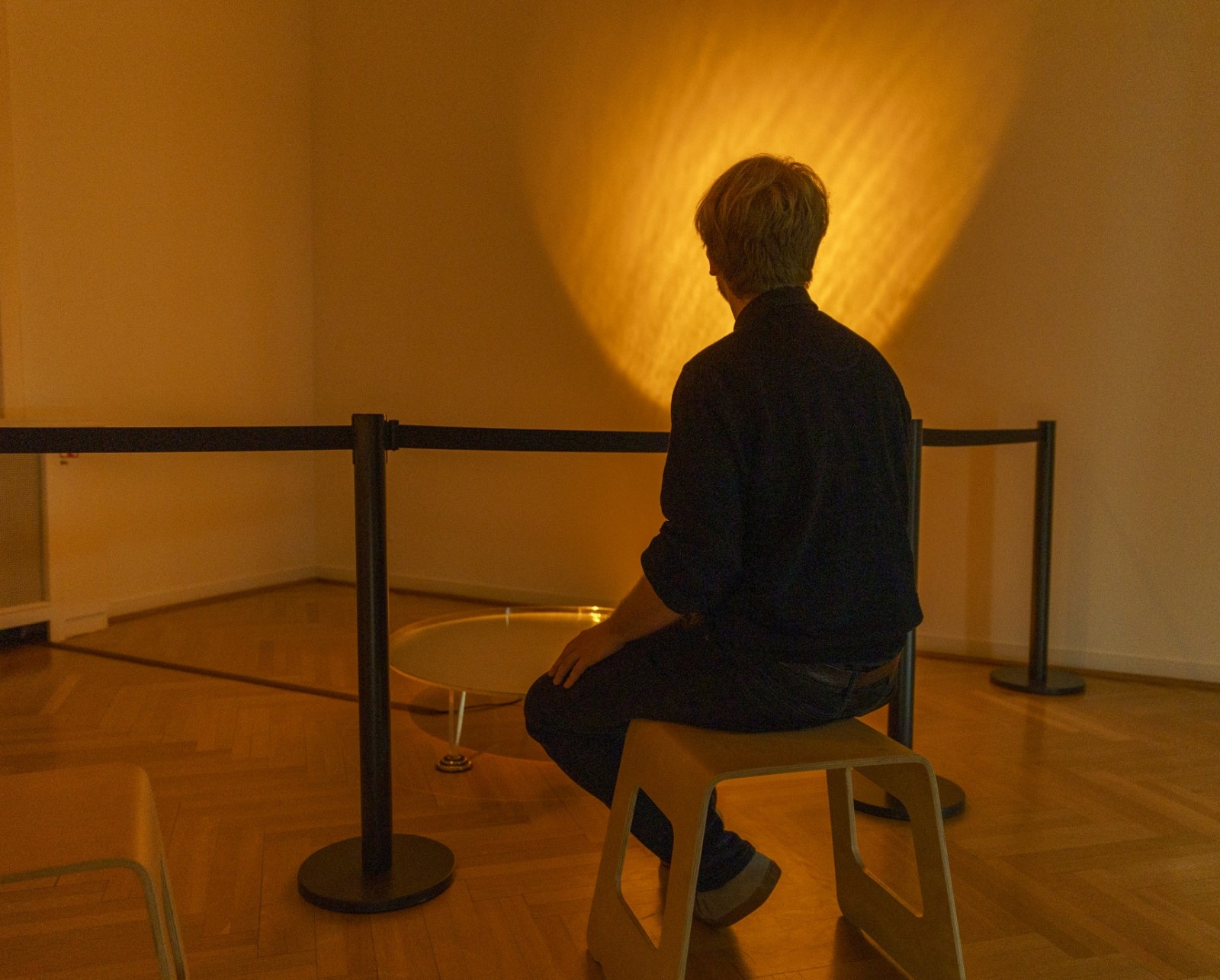 Besucher in der Ausstellung "healing. Leben im Gleichgewicht". Foto: Wolfgang Günzel