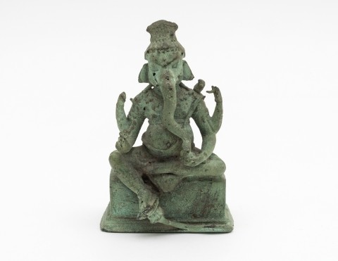 Wie kam diese Ganesha-Figur von Java, Indonesien nach Amsterdam? Ankauf bei Kunstzaal van Lier, Amsterdam, April 1941. Sammlung: Weltkulturen Museum