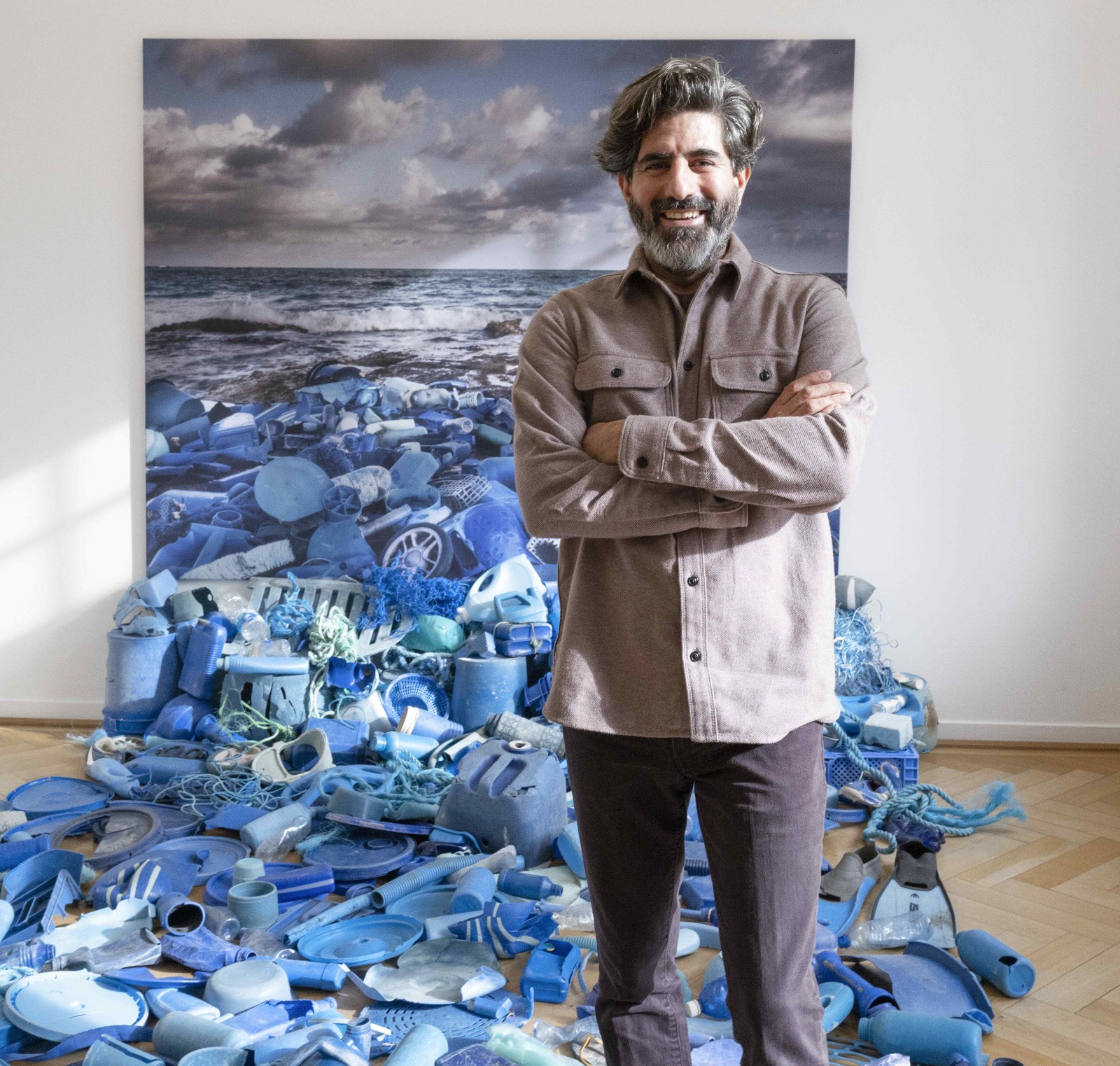 Alejandro Durán im Weltkulturen Museum, November 2022. Foto: Wolfgang Günzel.