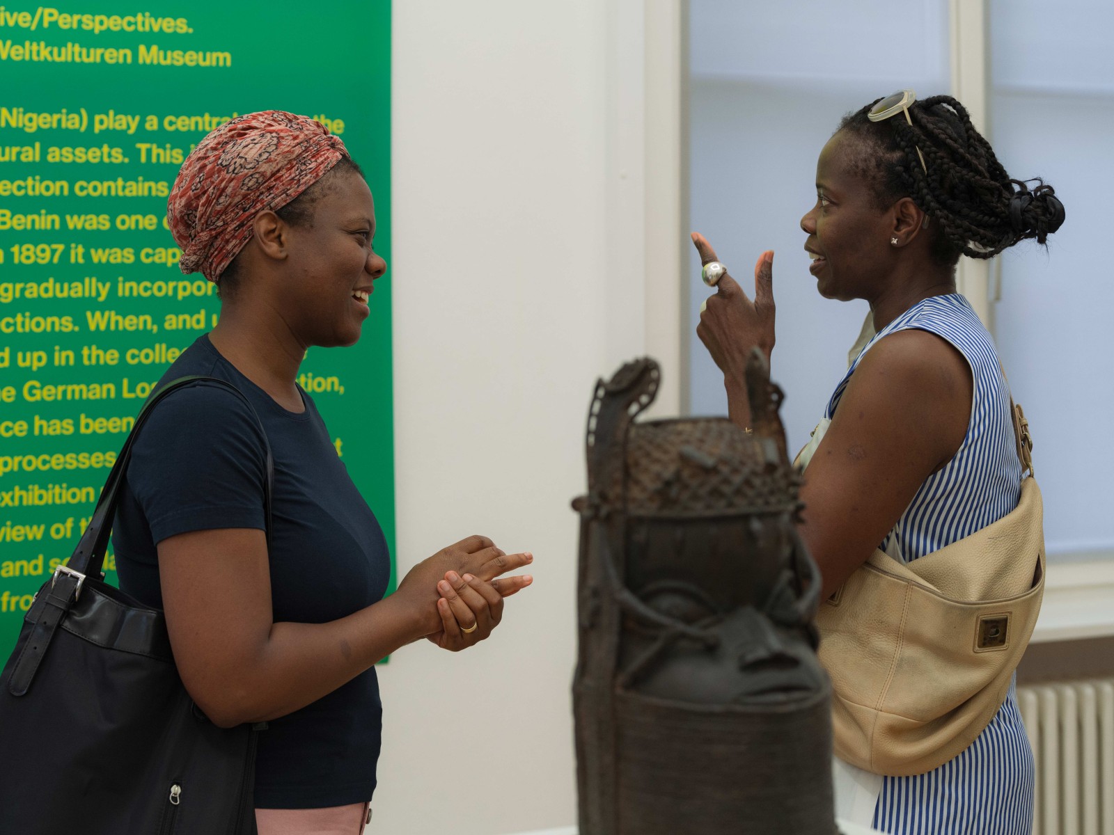 Eröffnung von "Benin. Die Sammlung im Weltkulturen Museum. Retrospektive". Foto: Linda Deutsch