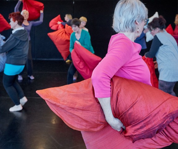 Probe des Tanzklub Ü60. Foto: Jörg Baumann