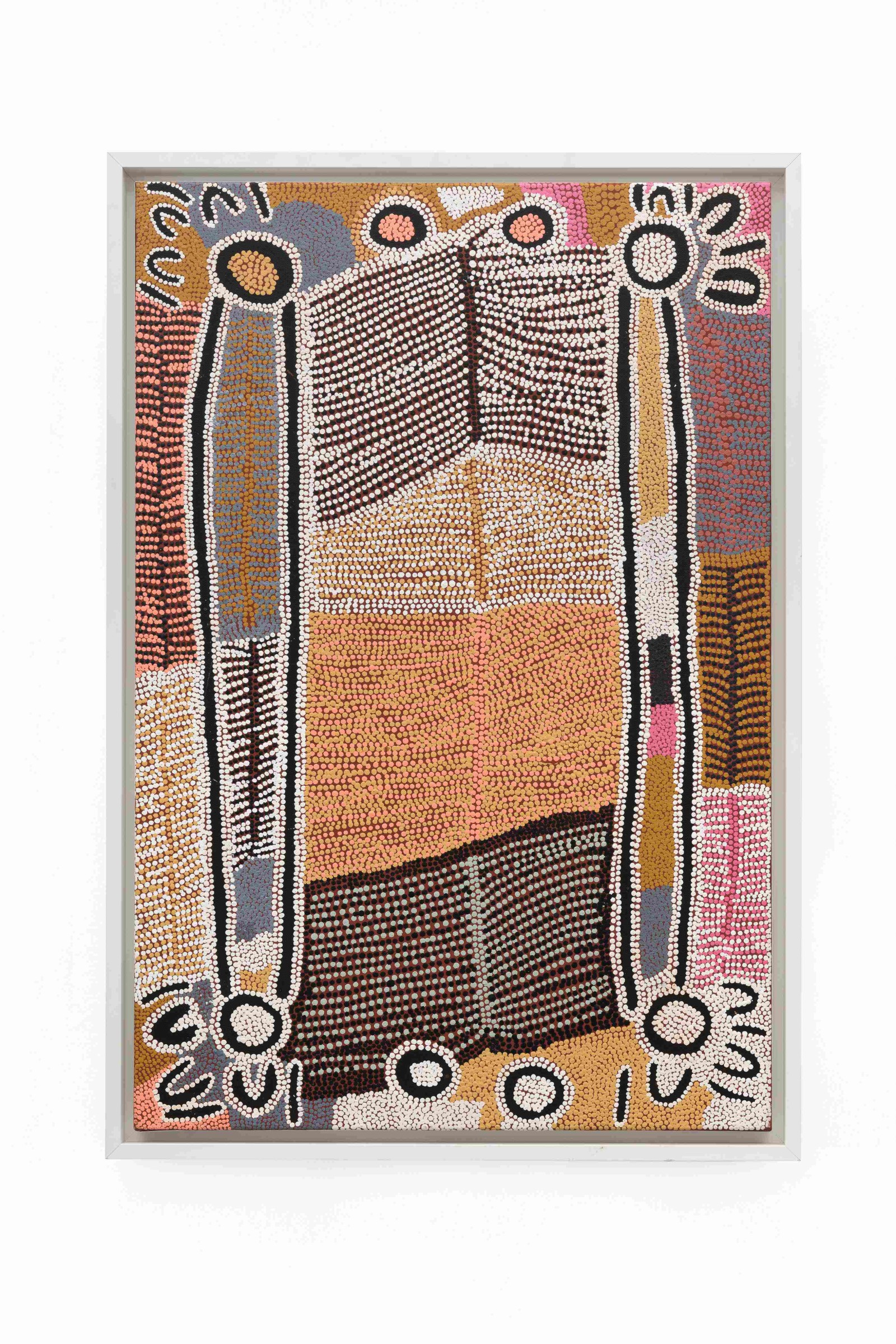 Maggie Napangardi Watson, Karlangu Jukurrpa, Zentral-Australien, Sammlung Weltkulturen Museum