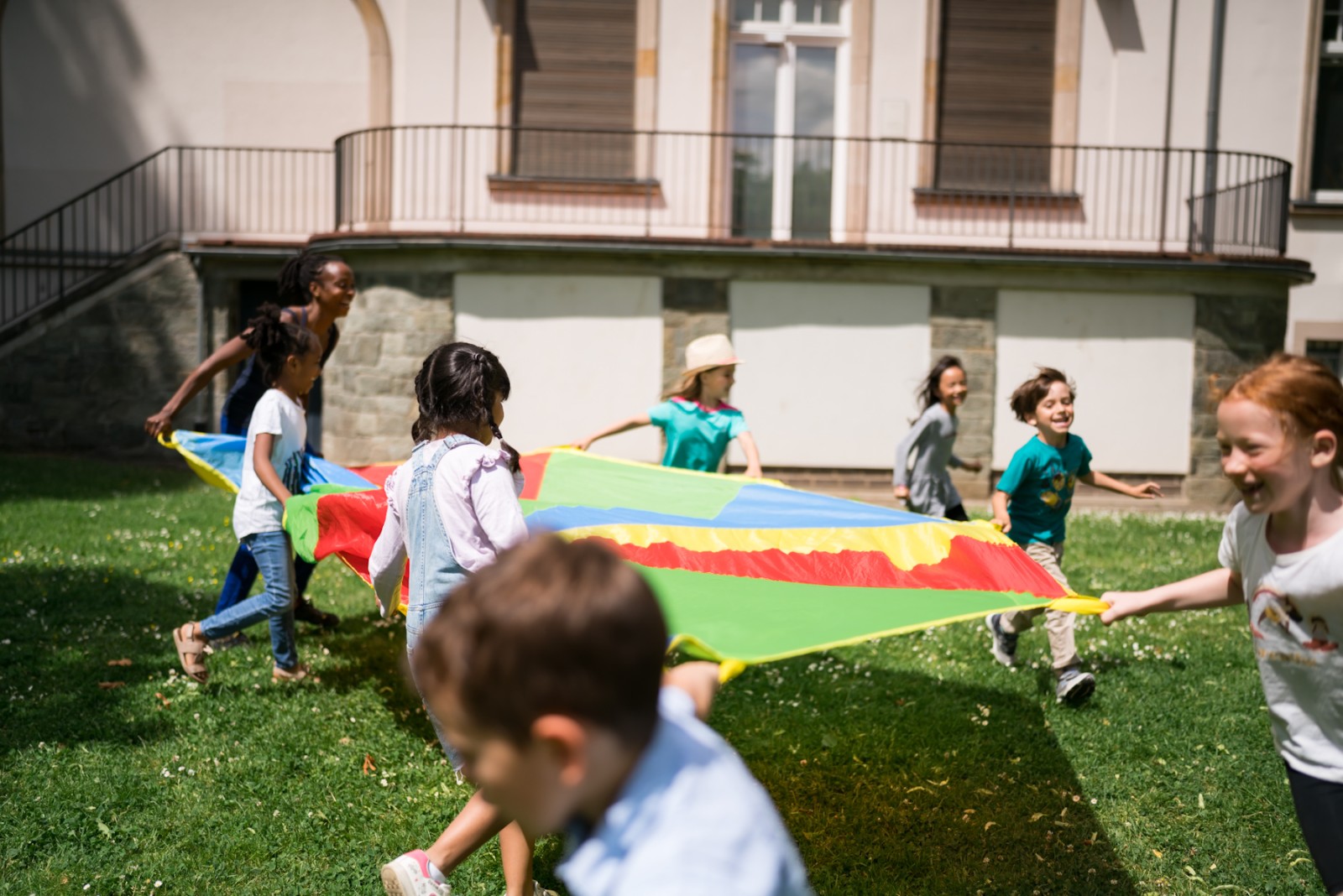 Workshop „In Bewegung" mit Ashanti. Foto: Eray Aydin