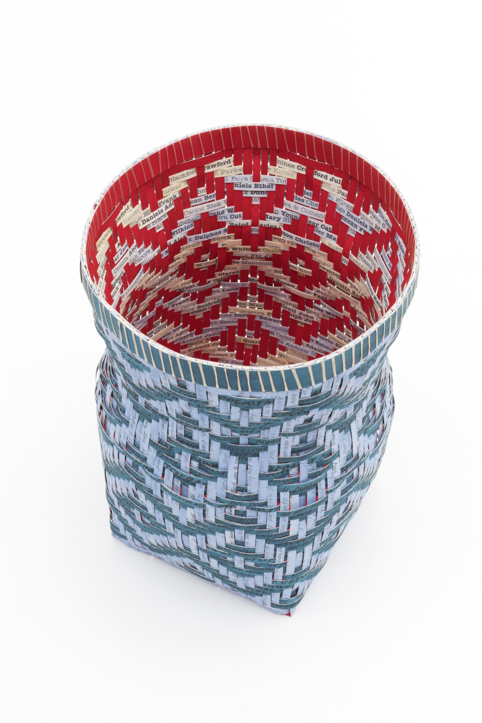 Shan Goshorn „Embracing the Precious“. Geflochtene Körbe, 2015, Tulsa (Oklahoma), USA. Erworben von Dr. Mona Suhrbier, 2016. Sammlung Weltkulturen Museum. Foto: Wolfgang Günzel