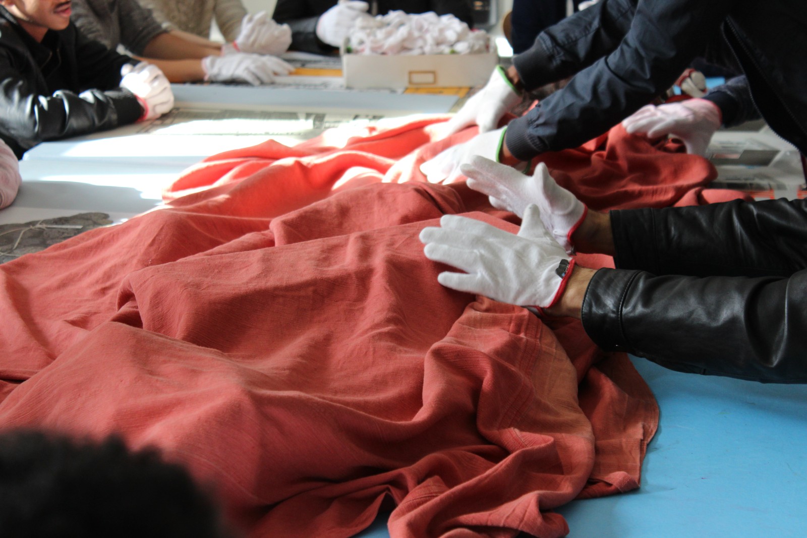 Workshop „Wanderwege“, Foto: Weltkulturen Museum