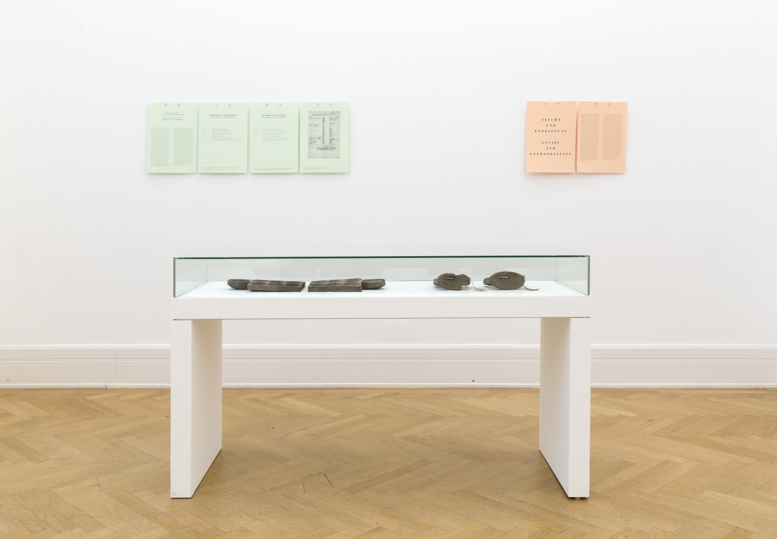 Exhibition view COLLECTED.BOUGHT. LOOTED?, Weltkulturen Labor 2018