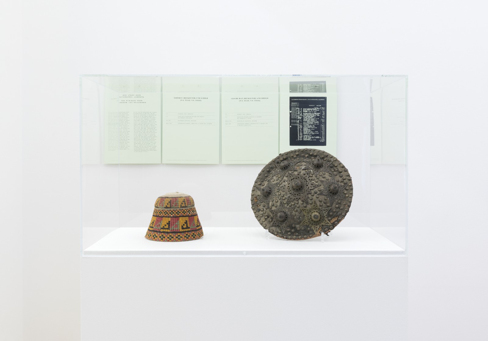 Exhibition view COLLECTED.BOUGHT. LOOTED?, Weltkulturen Labor 2018