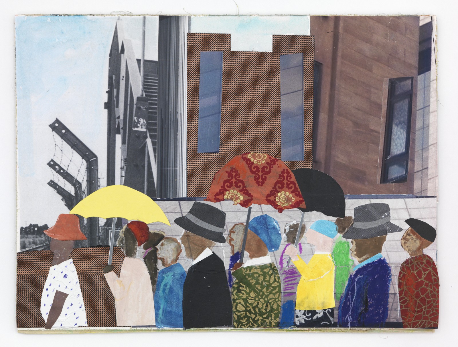 Sam Nhlengethwa, 30°C, 2015, Mixed Media, 30 × 40 cm, Weltkulturen Museum