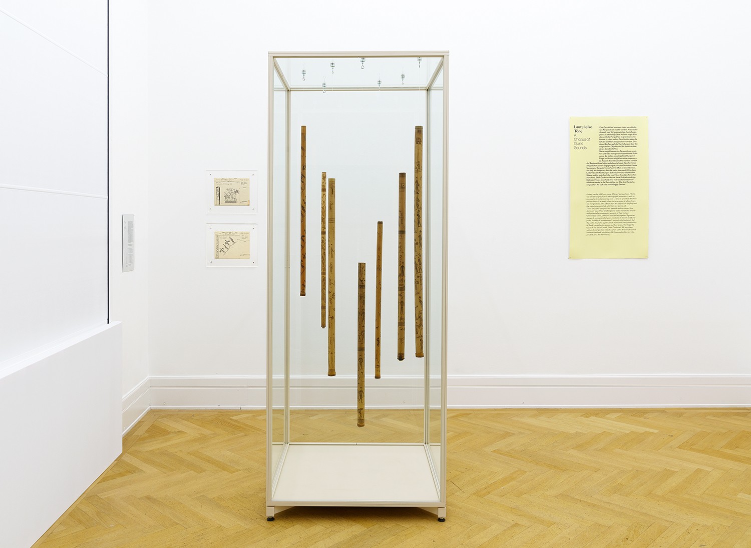 Exhibition view “HIDDEN IN PLAIN SIGHT. From Being Rendered Invisible and Becoming Visible”, Weltkulturen Museum 2021, Photo: Wolfgang Günzel