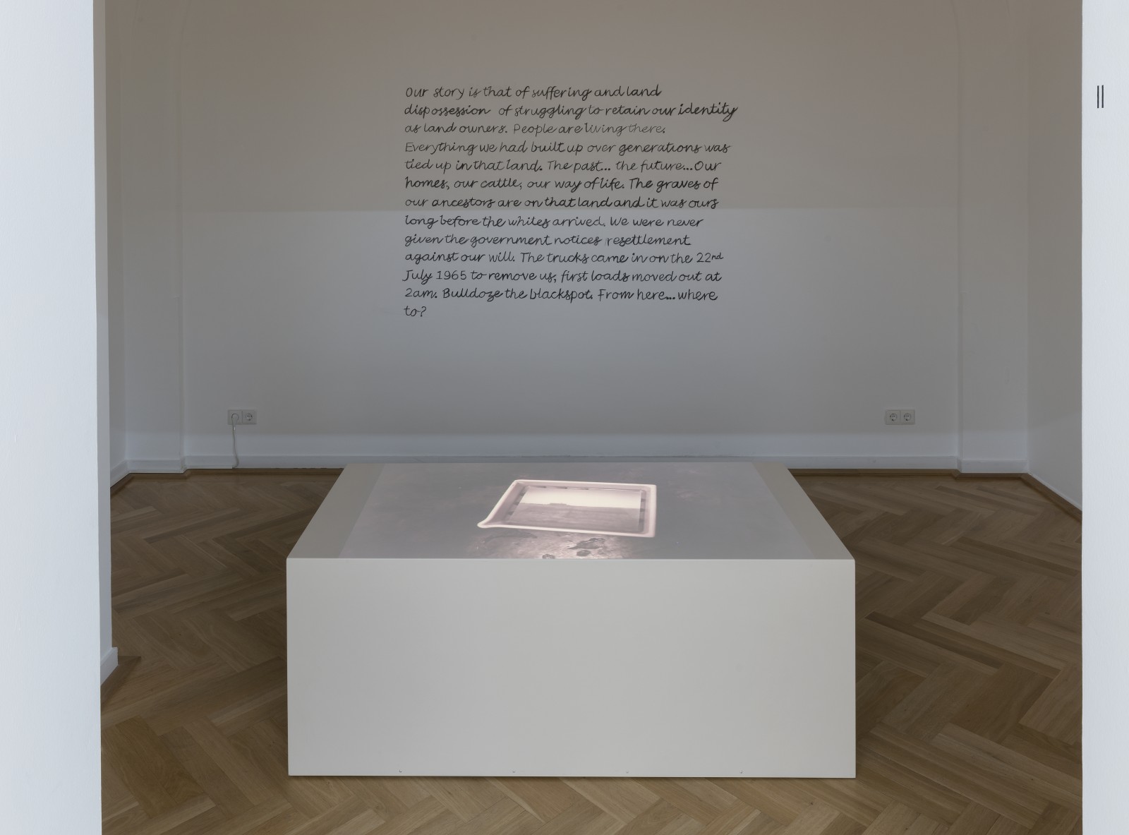 Exhibition view A LABOUR OF LOVE, Weltkulturen Museum 2015