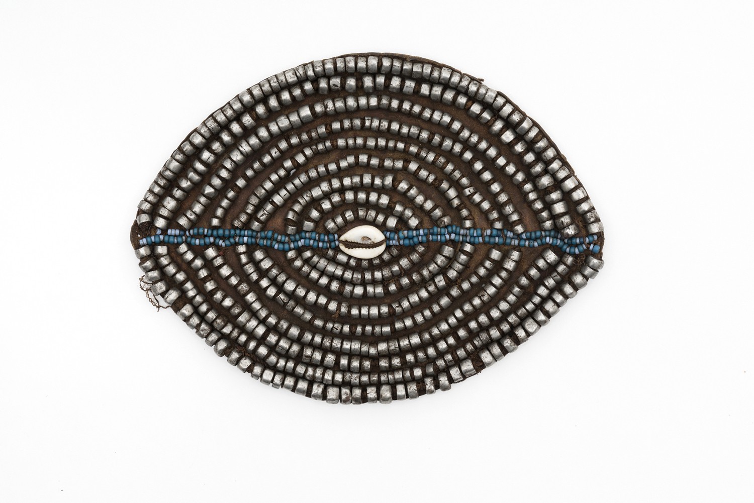 Brooch with beeds for cape, Herero, Namibia, acquired by Eugen Stuhlmann, 1904-1905, Collection Weltkulturen Museum. Photo: Wolfgang Günzel, 2018