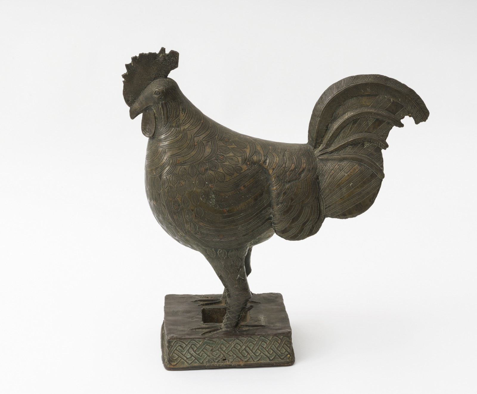 Figure of a rooster. Benin Empire, Nigeria. Previous owner: William Ockelford, Oldman Collection. Collection Weltkulturen Museum. Photo: Wolfgang Günzel