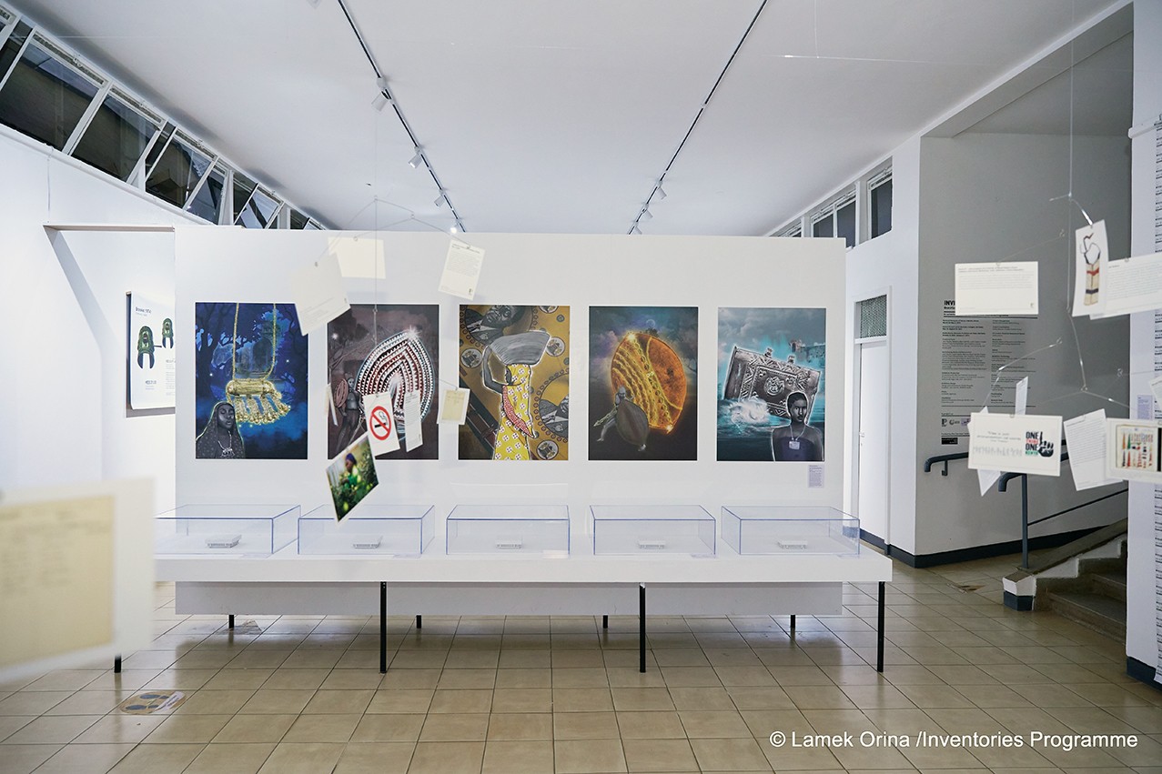 Exhibition view “Invisible Inventories: Questioning Kenyan Collections in Western Museums”