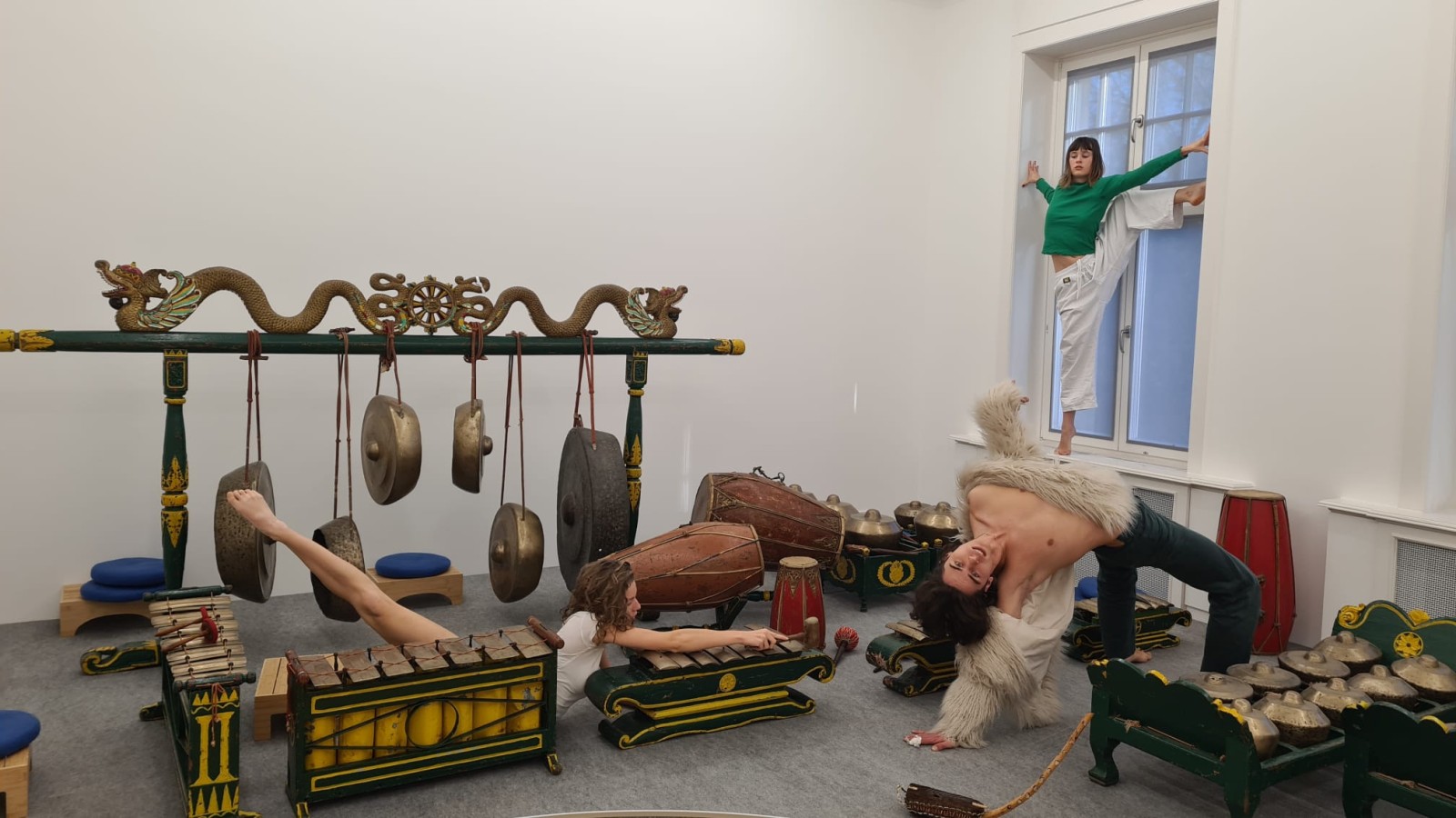 ReActions. Performance with students of HfMDK Frankfurt am Main. Photo: HfMDK