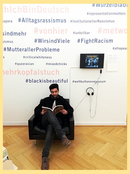 Tareq Sydiq in the exhibition WORLDS IN MOTION