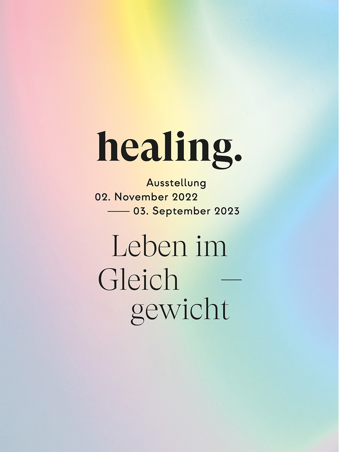 Plakat healing Weltkulturen Museum